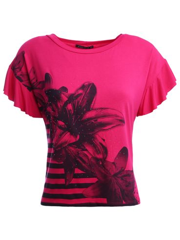 Blusa Manga Curta Feminina PINK