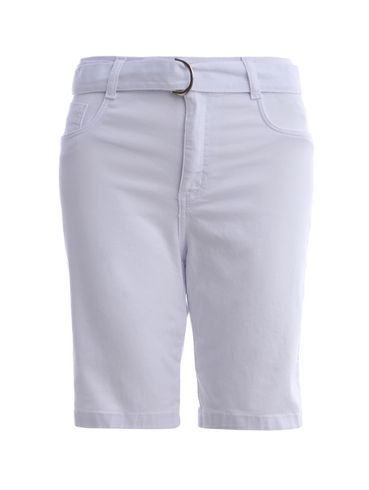 Bermuda Sarja Feminina BRANCO