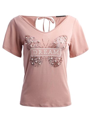 Blusa Manga Curta Feminina NUDE