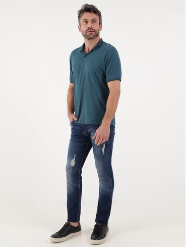 Calça Jeans Skinny Zune Masculina Azul