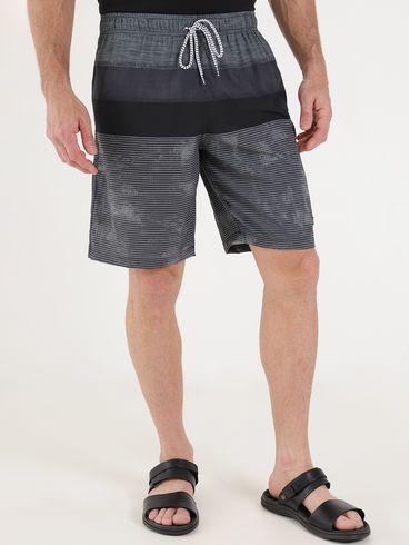 Bermuda de Tecido Masculina Cinza