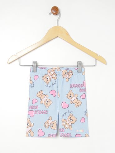 Bermuda Infantil Para Menina - AZUL
