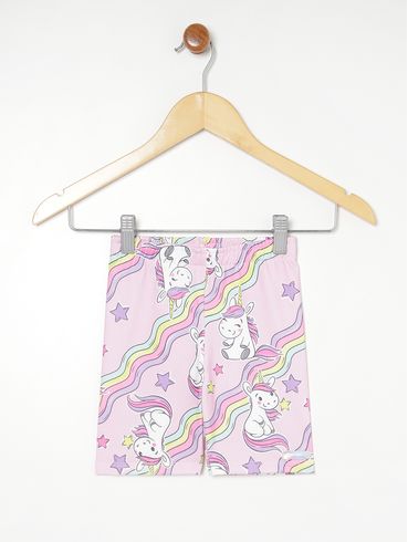 Bermuda Infantil Para Menina - ROSA
