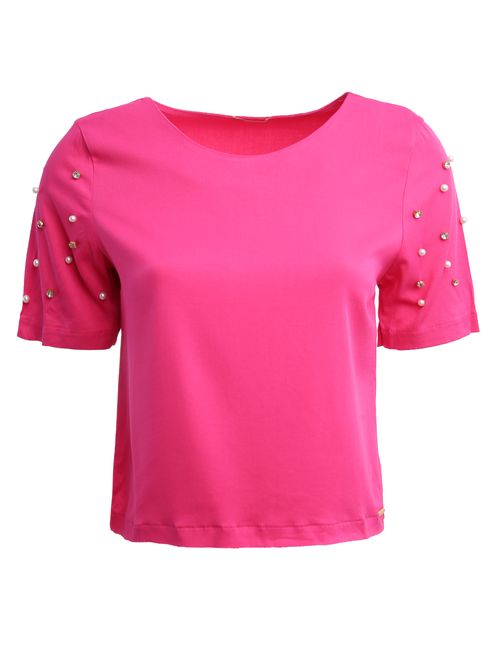 Blusa Manga Curta Feminina PINK