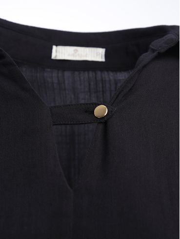 Blusa Manga Curta Autentique Feminina PRETO