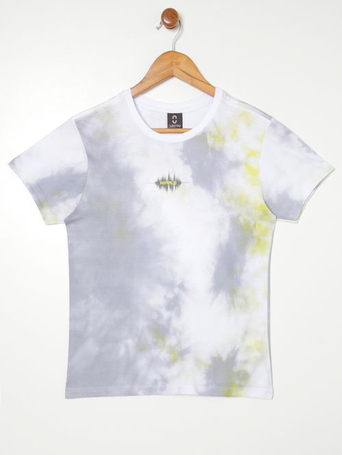 Camiseta Manga Curta Juvenil Para Menino - BRANCO