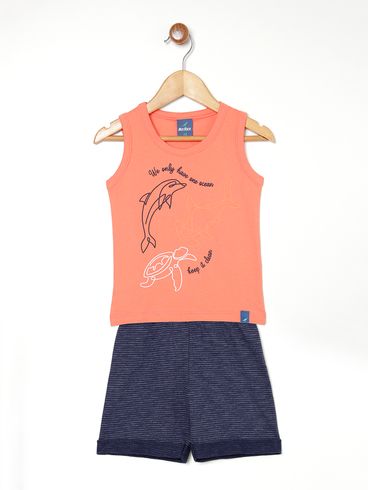 Conjunto Infantil - LARANJA