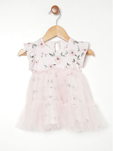 Vestido Infantil Para Bebê- ROSA