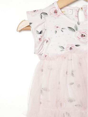 Vestido Infantil Para Bebê- ROSA