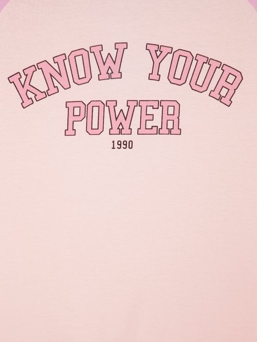 Blusa Manga Curta Juvenil Para Menina - ROSA