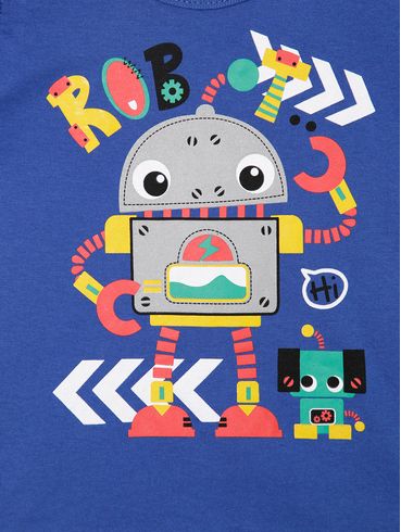 Conjunto Tactel Infantil Para Menino - AZUL