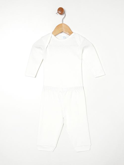 Pijama Infantil Para Bebê BEGE