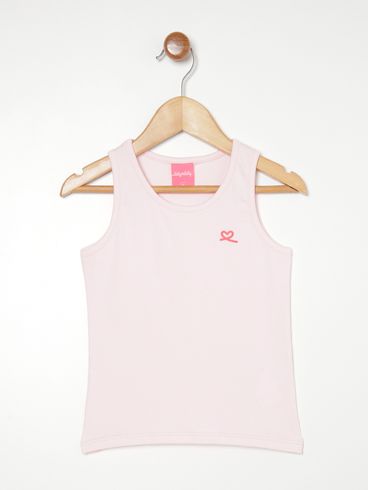 Blusa Regata Infantil Para Menina - ROSA