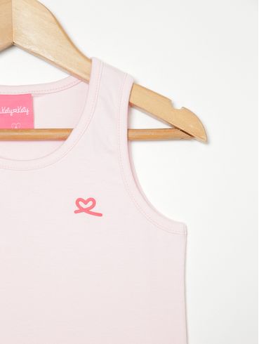Blusa Regata Infantil Para Menina - ROSA