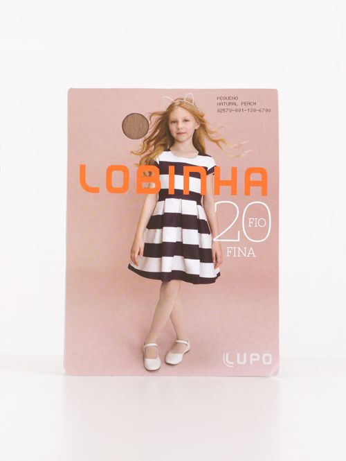 Meia-Calça Lupo Infantil para Menina - Natural