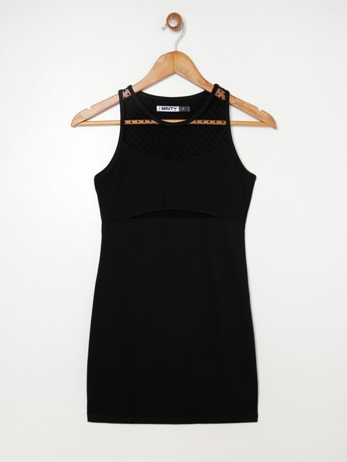 Vestido Rovitex Juvenil Para Menina - PRETO