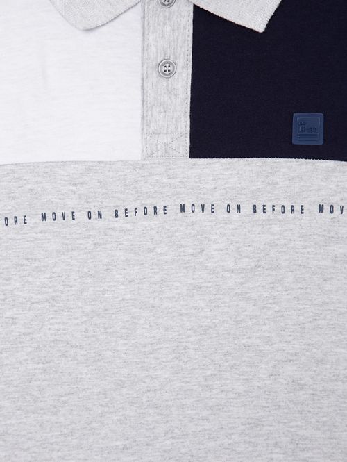 Polo Infantil Para Menino - MESCLA