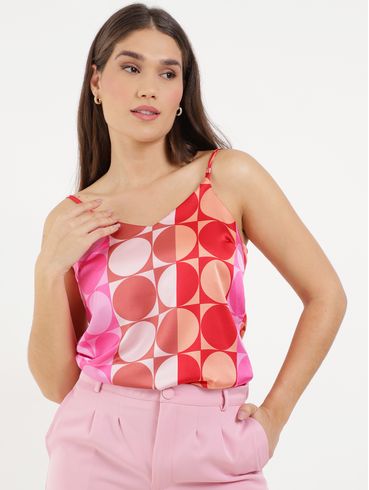 Blusa Regata Autentique Feminina ROSA