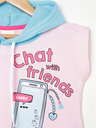 Conjunto Infantil Para Menina - ROSA/AZUL