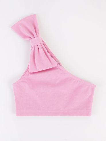 Blusa  Cropped Juvenil Para Menina - ROSA