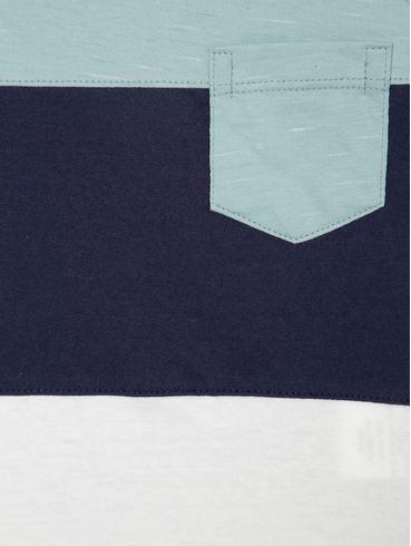 Camiseta Regata Infantil Para Menino - VERDE/MARINHO/OFF WHITE