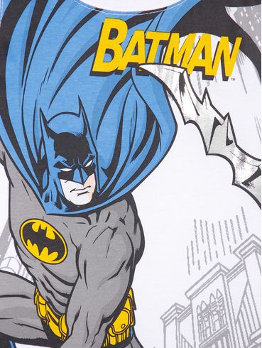 Camiseta Regata Batman Infantil Para Menino BRANCO
