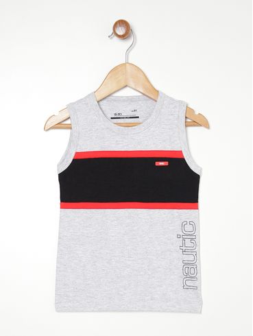 Camiseta Regata Infantil Para Menino MESCLA