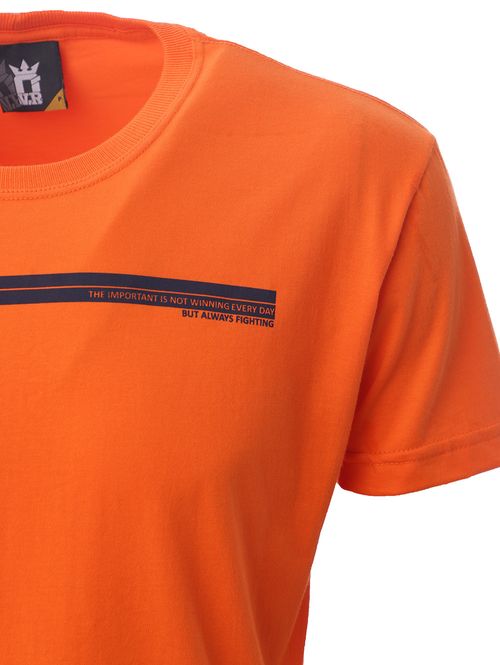 Camiseta Manga Curta Masculina LARANJA