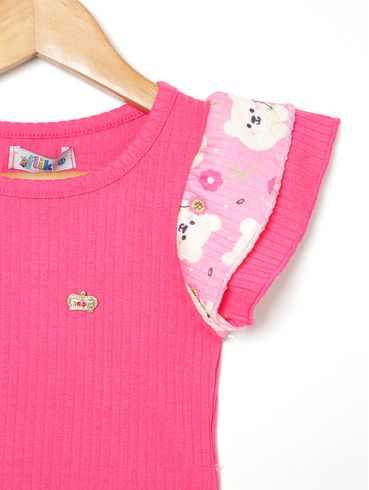 Conjunto Curto Flik Infantil - PINK