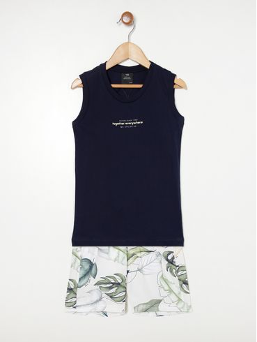 Conjunto Infantil Para Menino MARINHO