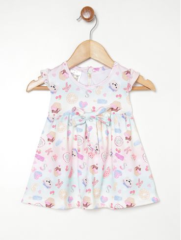 Vestido Infantil Para Bebê- ROSA