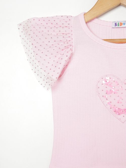 Blusa Regata Canelada Kid+ Infantil Para Menina ROSA