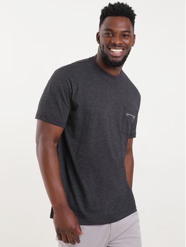 Camiseta Manga Curta Masculina PRETO