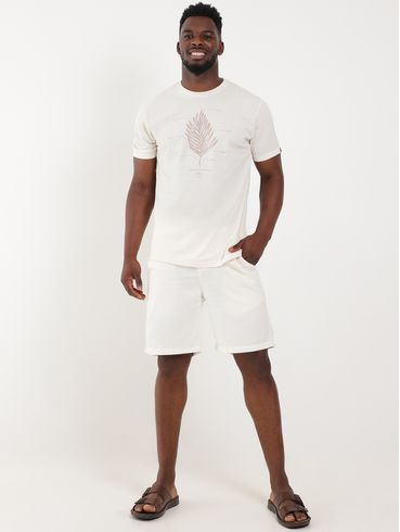 Camiseta Manga Curta Masculina OFF WHITE