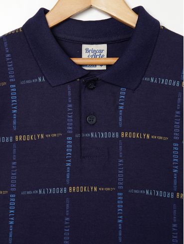 Conjunto Curto Infantil Para Menino - MARINHO