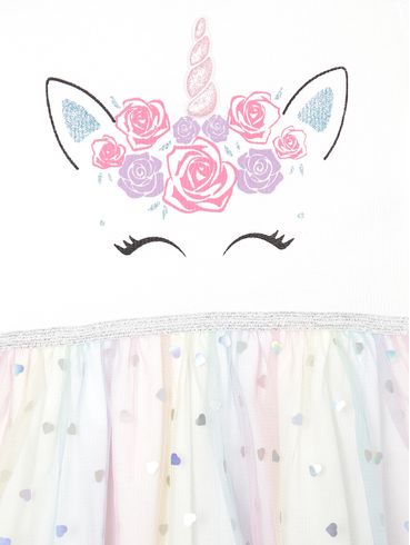 Vestido Kid+ Infantil Para Menina - BRANCO