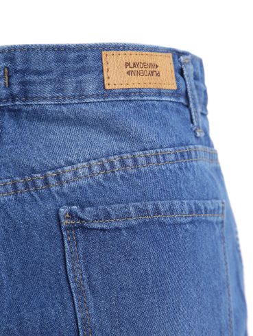 Saia Curta Jeans Feminina AZUL