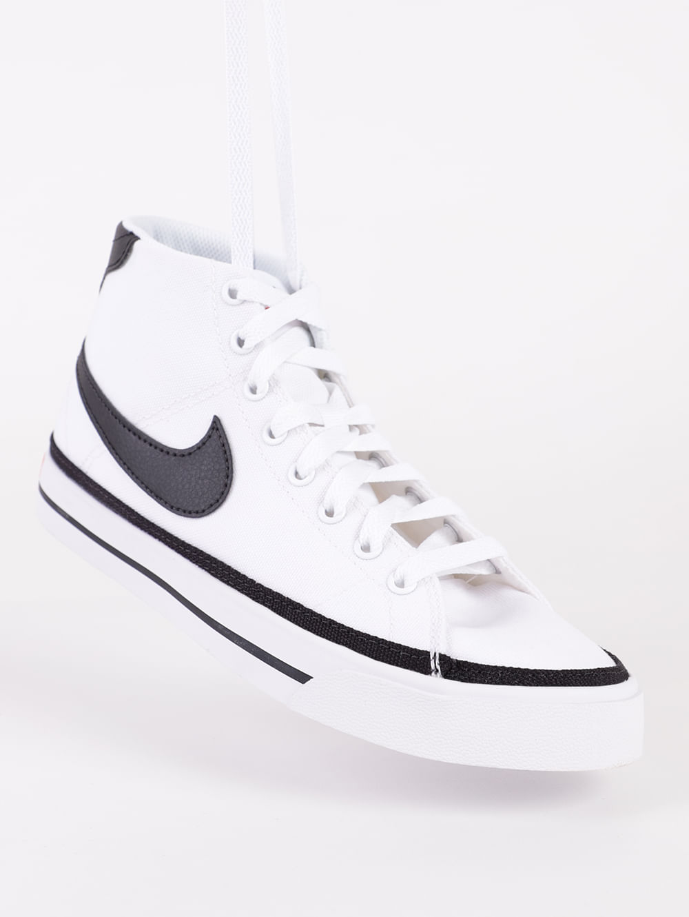 Tenis da nike cano fashion alto branco