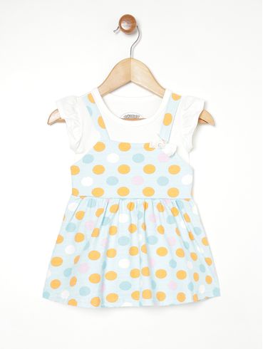 Vestido Infantil Para Bebê - VERDE