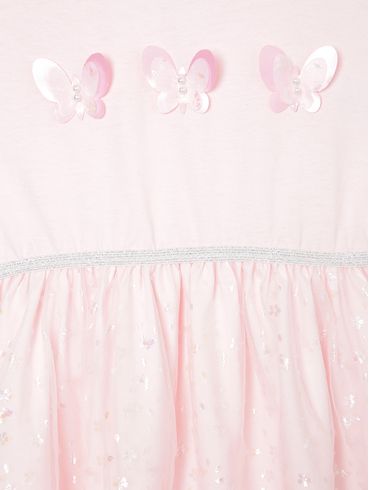 Vestido Estampado Infantil Para Menina - ROSA