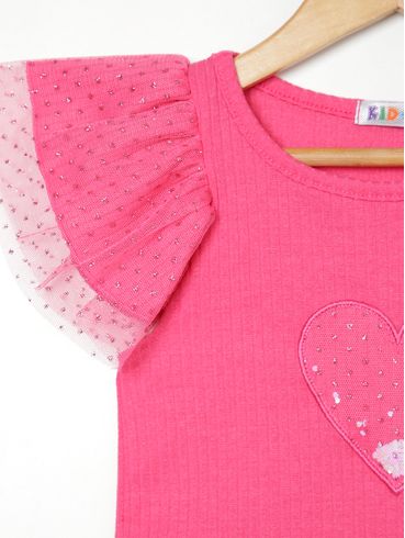 Blusa Regata Canelada Kid+ Infantil Para Menina PINK