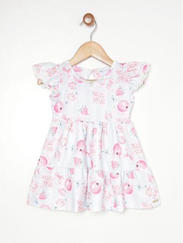 Vestido Infantil Para Bebê- AZUL