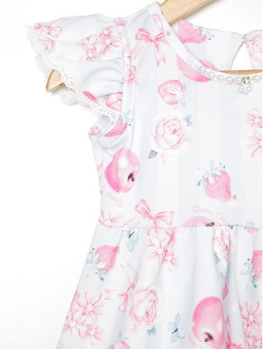 Vestido Infantil Para Bebê- AZUL