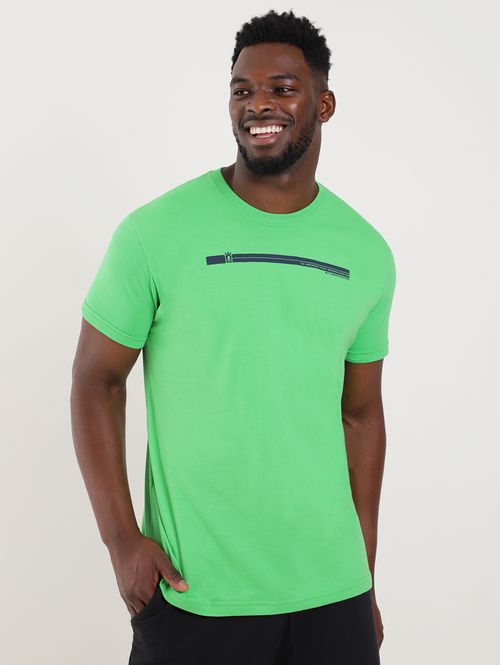 Camiseta Manga Curta Masculina VERDE