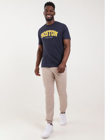 Camiseta Manga Curta Full Surf Masculina Azul Marinho