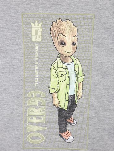 Camiseta Manga Curta Infantil Para Menino - MESCLA