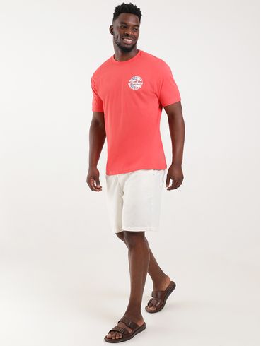 Camiseta Manga Curta Masculina Coral