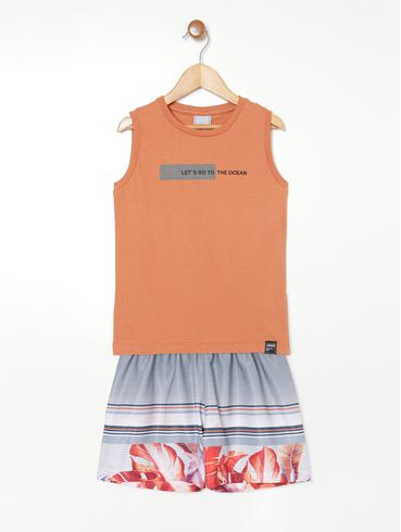 Conjunto Infantil Para Menino - TELHA