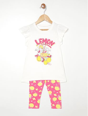 Conjunto Infantil Para Menina - BEGE