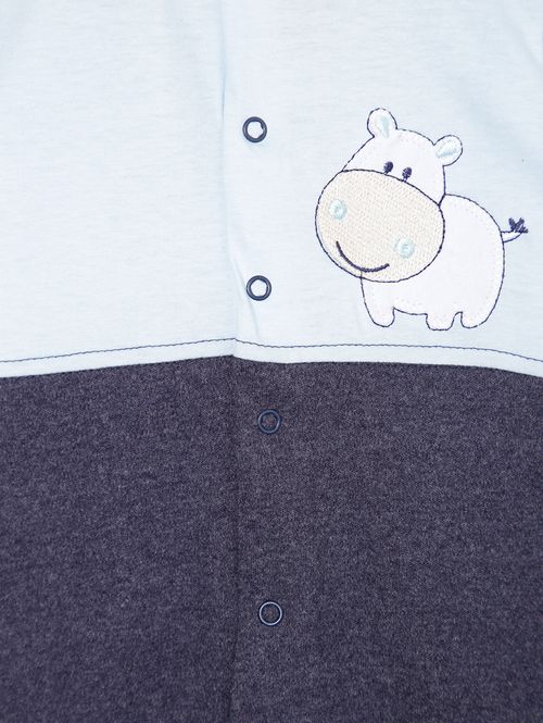 Macacão Infantil Para Bebê- AZUL CLARO